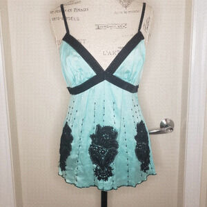 BCBG silk velvet camisole